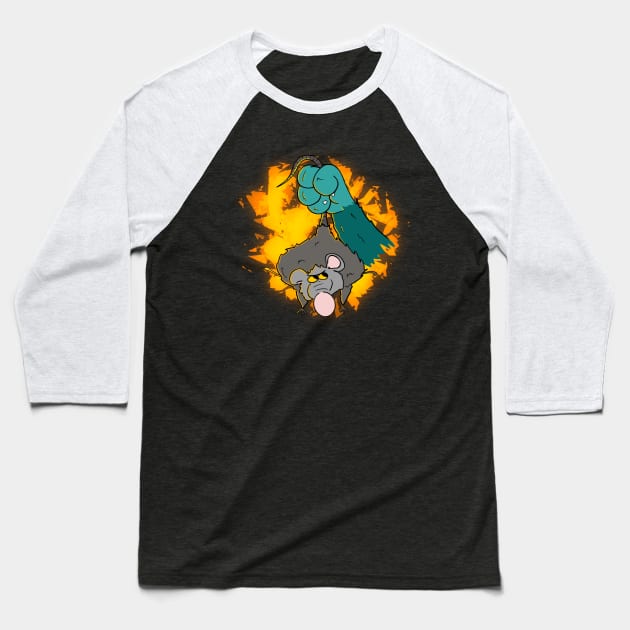 Poor Rat Baseball T-Shirt by Odd Creatures